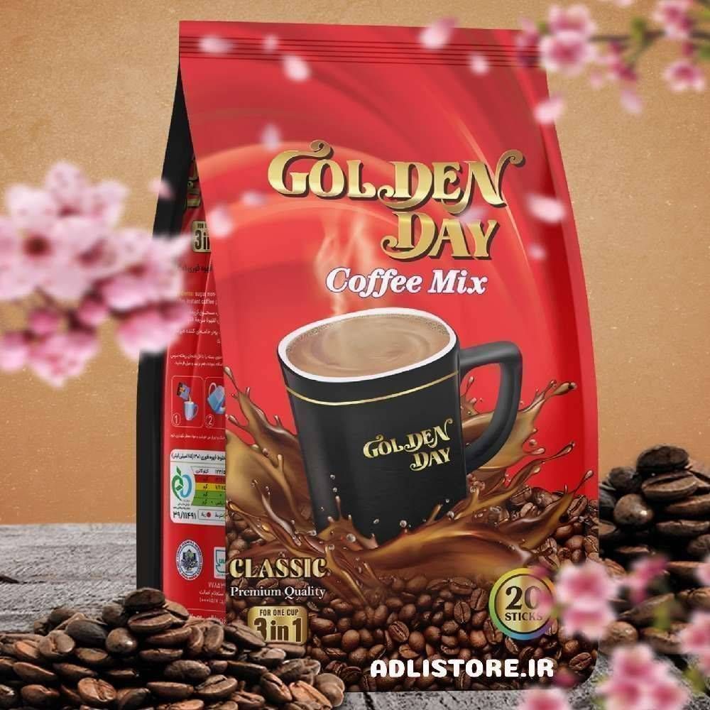 کافی‌میکس ۱×۳ گلدن دی ساشه ۲۰عددی